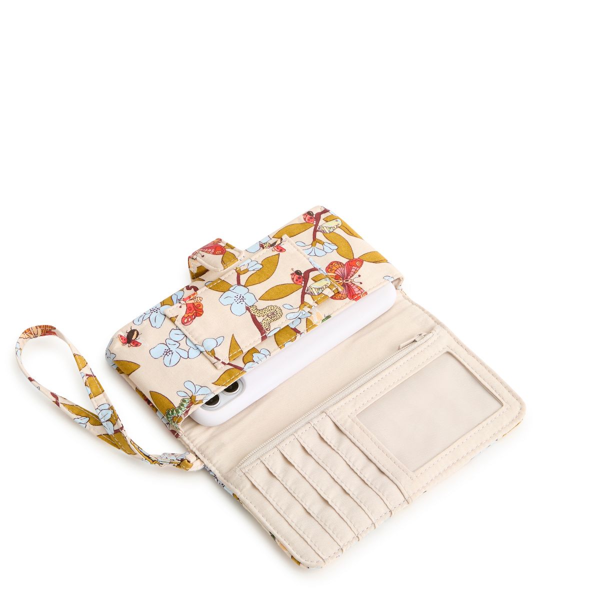 Vera Bradley Women's Outlet Cotton Phone Wristlet - thumbnail 3