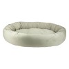 Arlee Home & Pet Orbit Orthopedic Chew Resistant Eco-Friendly Memory Foam Dog Bolster Bed - Cobblestone - XXL - 2 of 4