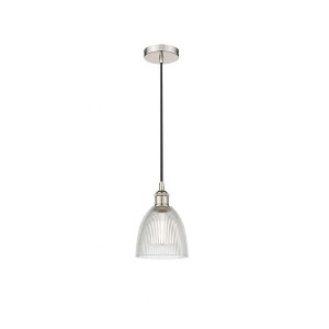 Castile - 1 Light Cord Hung Mini Pendant In Industrial Style-9.75 Inches Tall and 6 Inches Wide - 1 of 1