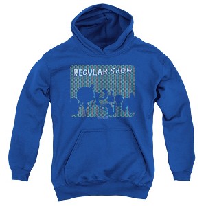 Boys’ Regular Show Rgb Group Hooded Sweatshirt - 1 of 4
