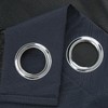 RT Designers Collection Barron 100% Blackout Grommet Curtain Panel 54" x 90" Charcoal - 3 of 4
