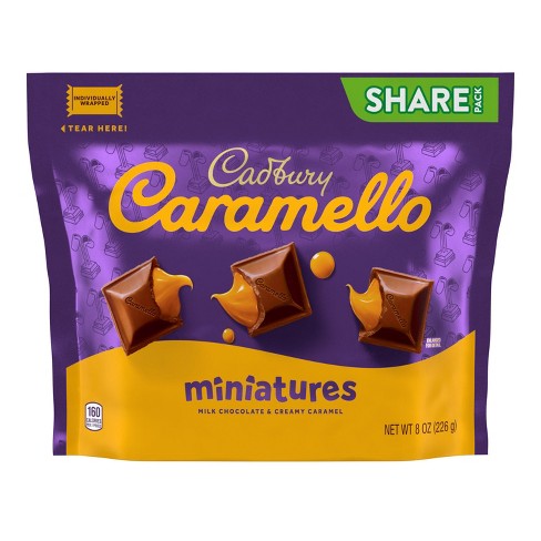 M&M'S Caramel Milk Chocolate Candy Sharing Size Bag, 9.6 oz