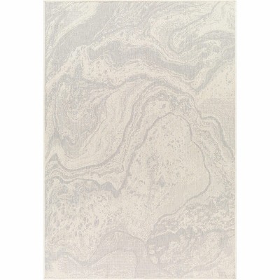 Hauteloom Basma Cream Marble Area Rug