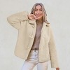 Women's Plush Faux Fur Cozy Teddy Coat - Cupshe - 2 of 4
