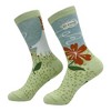 Crazy Dog T-Shirts Women's Go Away Gardening Socks Funny Cute Nature Flower Picking Footwear - 2 of 4