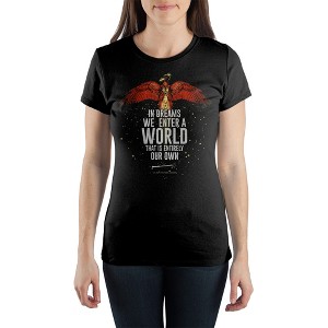 J.K. Rowling Harry Potter Quote Women's Black T-Shirt Tee Shirt - 1 of 1