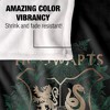 Harry Potter Hogwarts Green and Gold Floral Crest Silky Touch Super Soft Throw Blanket 36" x 58",Hogwarts Green and Gold Floral Crest - 4 of 4