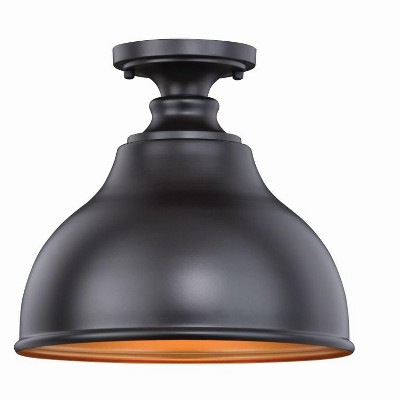 Vaxcel Delano 1 - Light Flush Mount in  Oil Burnished Bronze