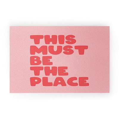 socoart This Must Be The Place II 30" x 20" Welcome Mat - Society6