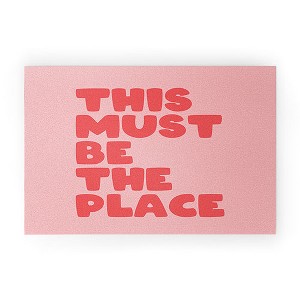 socoart This Must Be The Place II 30" x 20" Welcome Mat - Society6 - 1 of 3