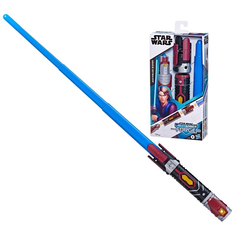 Star Wars Lightsaber Forge Anakin Skywalker Extendable Blue Lightsaber, 6 of 12