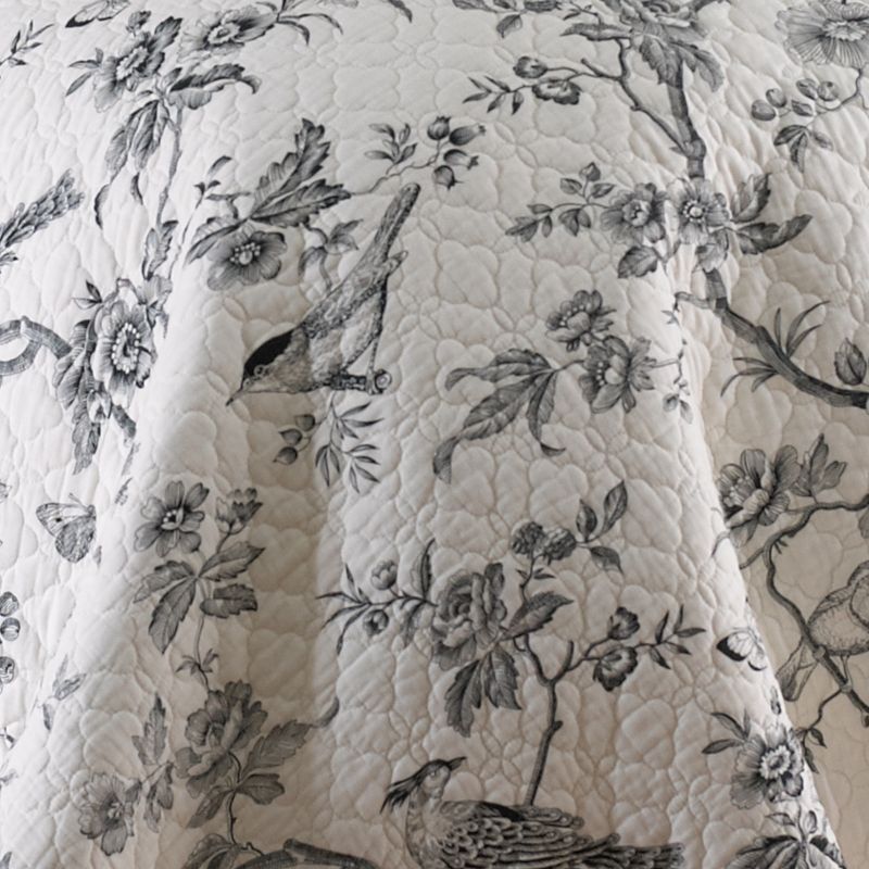 Black Toile Quilt and Pillow Sham Set - Levtex Home, 5 of 6