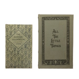 Storied Home Book Storage Boxes, Set of 2 "All The Little Things" - 1 of 4