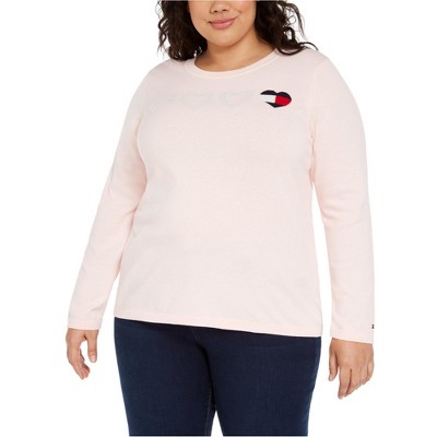 Tommy Hilfiger Womens Hearts Pullover Sweater