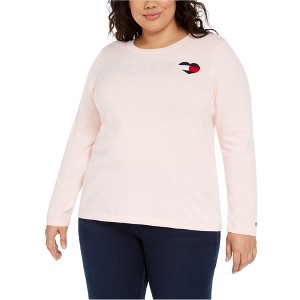 Tommy Hilfiger Womens Hearts Pullover Sweater - 1 of 1