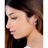 Sanrio Hello Kitty Brass My Melody Heart Hoop Earrings - 2 of 4