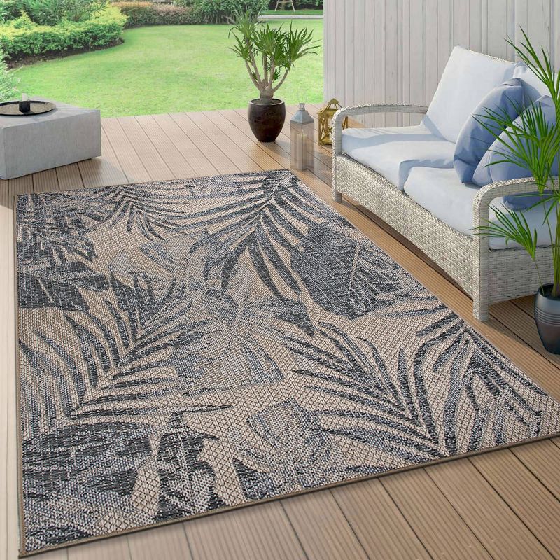 World Rug Gallery Floral Tropical Indoor/Outdoor Area Rug, 5 of 11