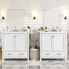 Okak 30" Modern Bathroom Vanity with Sink, Painted Finish Bathroom Sink Vanities with Multi-functional Cabinet, 2 Doors & 1 Drawer - 2 of 4