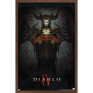 Trends International Diablo 4 - Lilith Key Art Framed Wall Poster Prints - 1 of 4