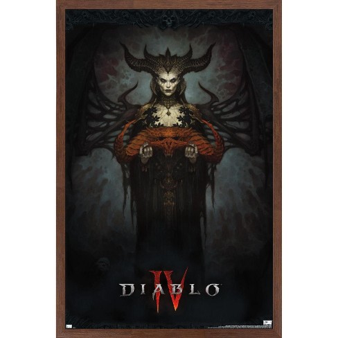 Diablo 4 marketing fabric deals poster