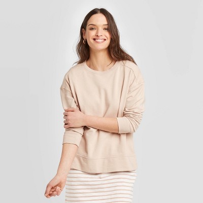 womens blush sweatshirt