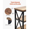 Yukimo 55" Narrow Console Table - 3-Tier Entryway/Sofa Table with Sturdy Metal Frame, Long Hallway Table for Entryway/Living Room/Bedroom - 4 of 4
