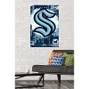 Trends International NHL Seattle Kraken - Maximalist Logo 23 Unframed Wall Poster Prints - 2 of 4