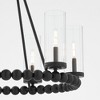 Quorum Lighting Lee Boulevard 6 - Light Chandelier in  Matte Black - 2 of 4