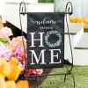 Evergreen Eucalyptus Welcome Garden Burlap Flag 12.5 x 18 Inches Indoor Outdoor Decor - 2 of 4