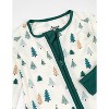 Leveret Kids Footed Bamboo Christmas Pajamas - 3 of 4