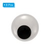 Unique Bargains Plastic Self-Adhesive Craft Supplies Googly Wiggle Eyes Sticker 8 Pcs - 3 of 4