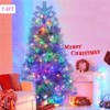 Hrinhom Pre-Lit Artificial Christmas Tree,Hinged Full Tree with Metal Stand,Holiday Decoration-4FT - 4 of 4