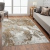 Luxe Weavers Marble Swirl Abstract Area Rug - 2 of 4