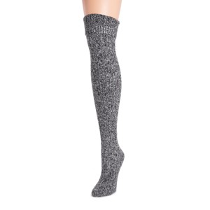MUK LUKS Women's Chenille Sock and Headband Set - 1 of 4