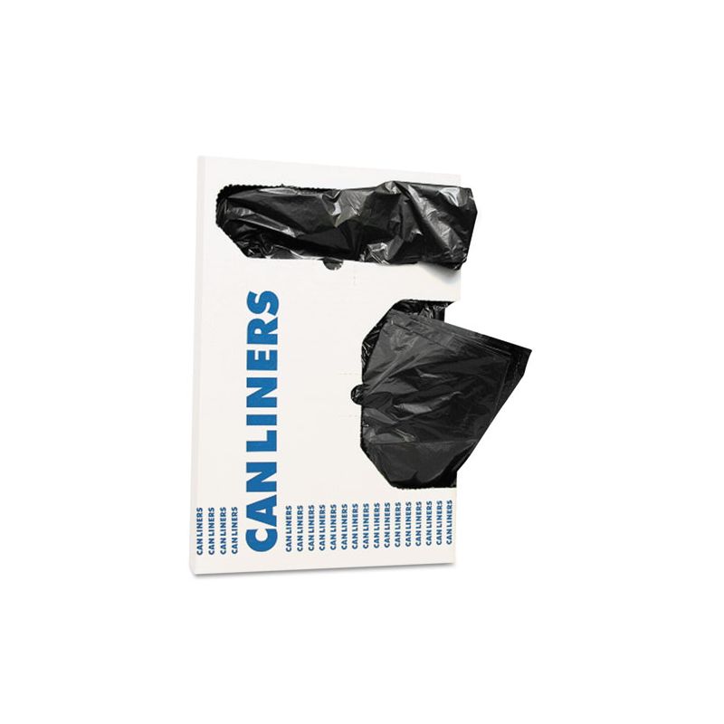 AccuFit Linear Low Density Can Liners with AccuFit Sizing, 16 gal, 1 mil, 24" x 32", Black, 250/Carton, 1 of 3