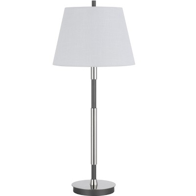 Cal Lighting 150W 3 way Ciudad metal two tone table lamp