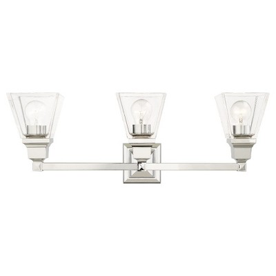 Livex Lighting Mission 3 - Light Vanity in  Polished Chrome