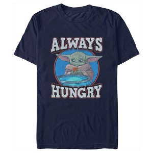 Men's Star Wars: The Mandalorian Grogu Always Hungry T-Shirt - 1 of 4