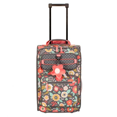 Crckt 18" Carry On Suitcase - Gray Floral