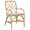Olala Rattan Arm Dining Chair - SEA8038 - Natural/Cream - Safavieh - 4 of 4