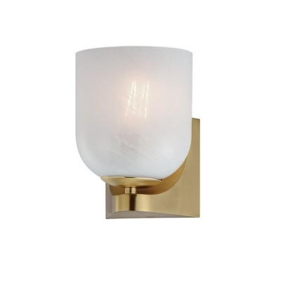 Maxim Lighting Scoop 1 - Light Vanity in  Natural Aged Brass