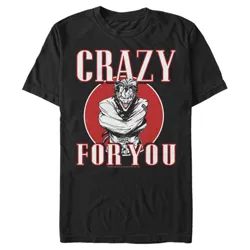 Men's Batman Valentine's Day Joker Crazy For You T-Shirt