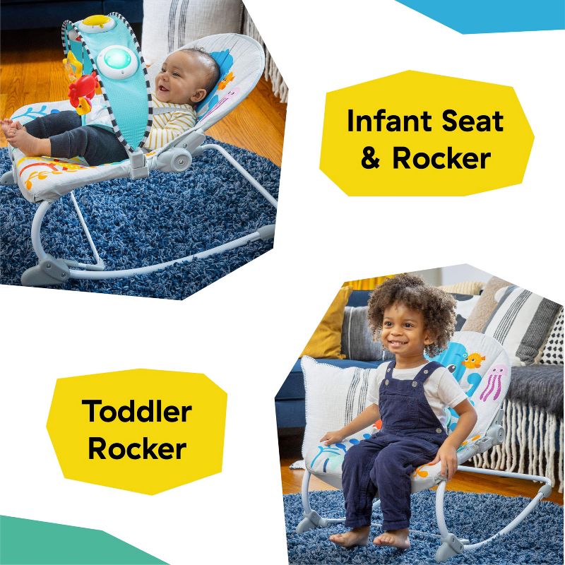 Baby Einstein Kick to It Opus Musical Infant to Toddler Rocker, 3 of 16