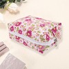 Unique Bargains Women's Flower Octagonal Travel Cosmetic Bag 1 Pc - 3 of 3