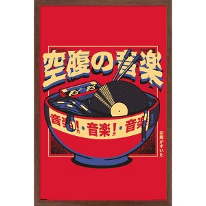 Trends International Tobe Fonseca - Vintage Noodles Musical Framed Wall Poster Prints - 1 of 4
