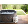 MSpa Mono Round DWF Bubble Spa with Thermal Cover 245 Gal 138 Electric 110 Volt AC Inflatable Hot Tub - 4 of 4