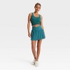 Women's Smocked Support Cropped Tank Top - JoyLab™ - 3 of 3