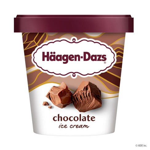 - Target Chocolate Ice Cream : Haagen-dazs 14oz