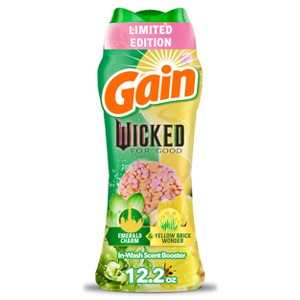 Gain FE Wicked Emerald Charm & Yellow Brick Wonder Beads Fabric Softener - 12.2oz - 1 of 4