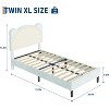 Nasitip Twin Bed Frame for Kids, Upholstered Platform Bed Frame with Adjustable Headboard, Wooden Slats Support, No Box Spring Needed - 4 of 4